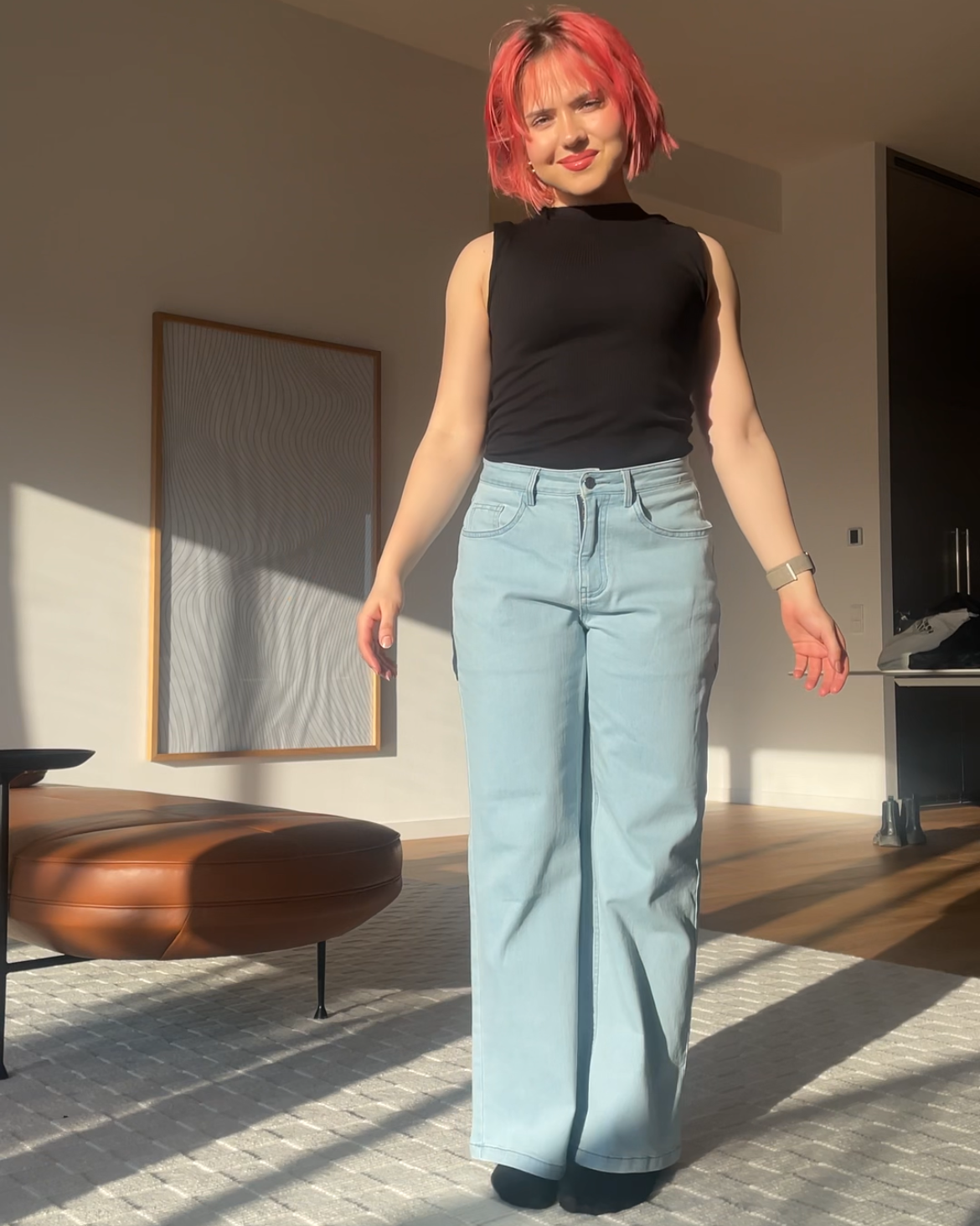 Baggy baby blue na dziewczynie